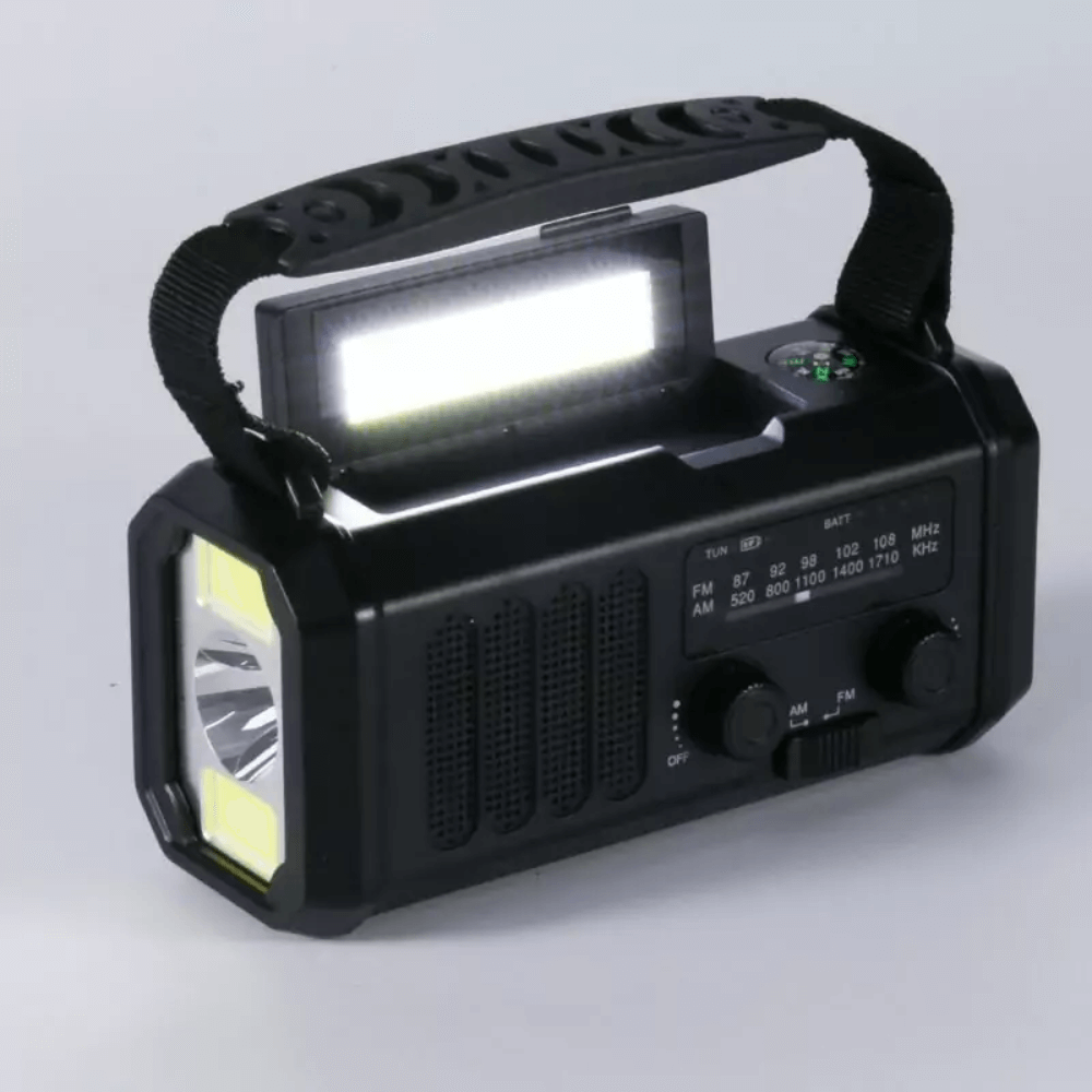 10,000 mAh Powerbank Wind - Up Radio - Wind - Up Radio - Wild Eye Vision