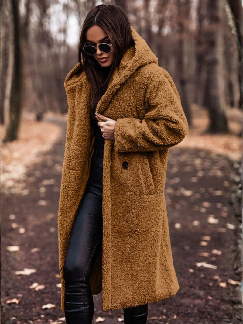 Lightweight Hooded Teddy Winter Coat