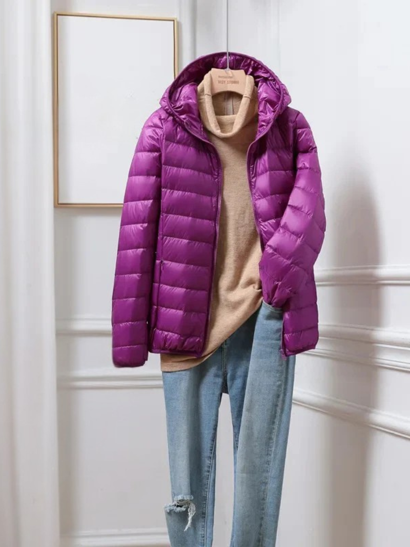 Women’s Lightweight Hooded Puffer Jacket