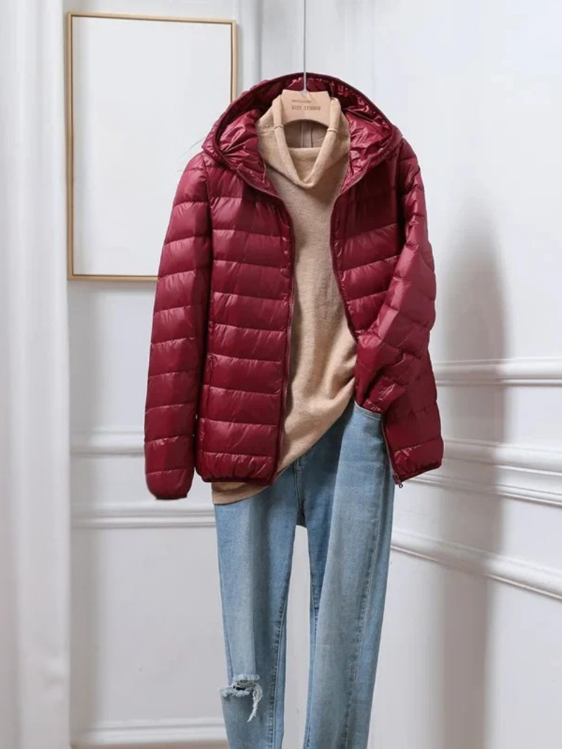 Women’s Lightweight Hooded Puffer Jacket