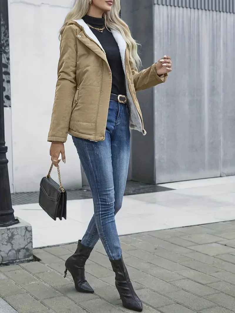 Women’s Lightweight Hooded Winter Jacket