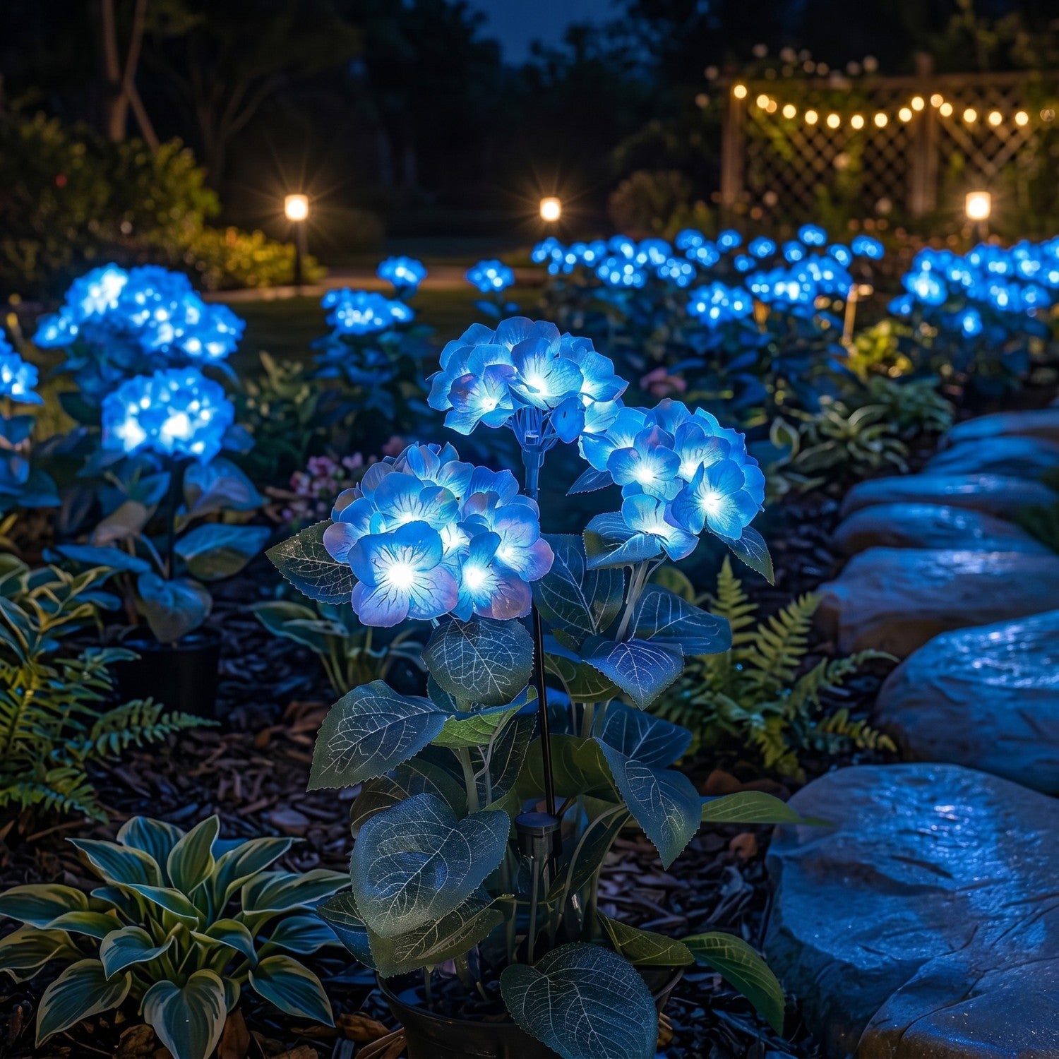 Fairy Hydrangea Garden Lights