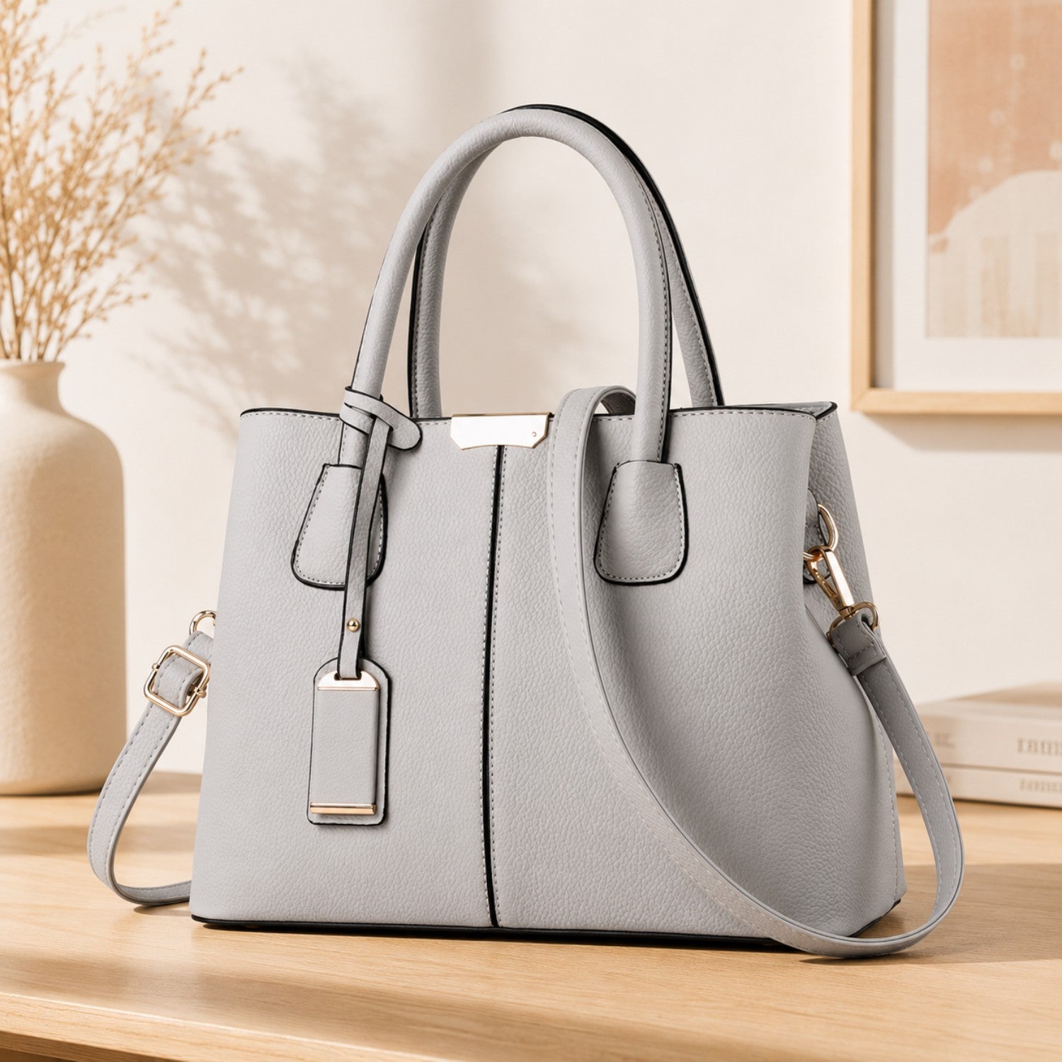 Elegant Large Capacity Tote Handbag