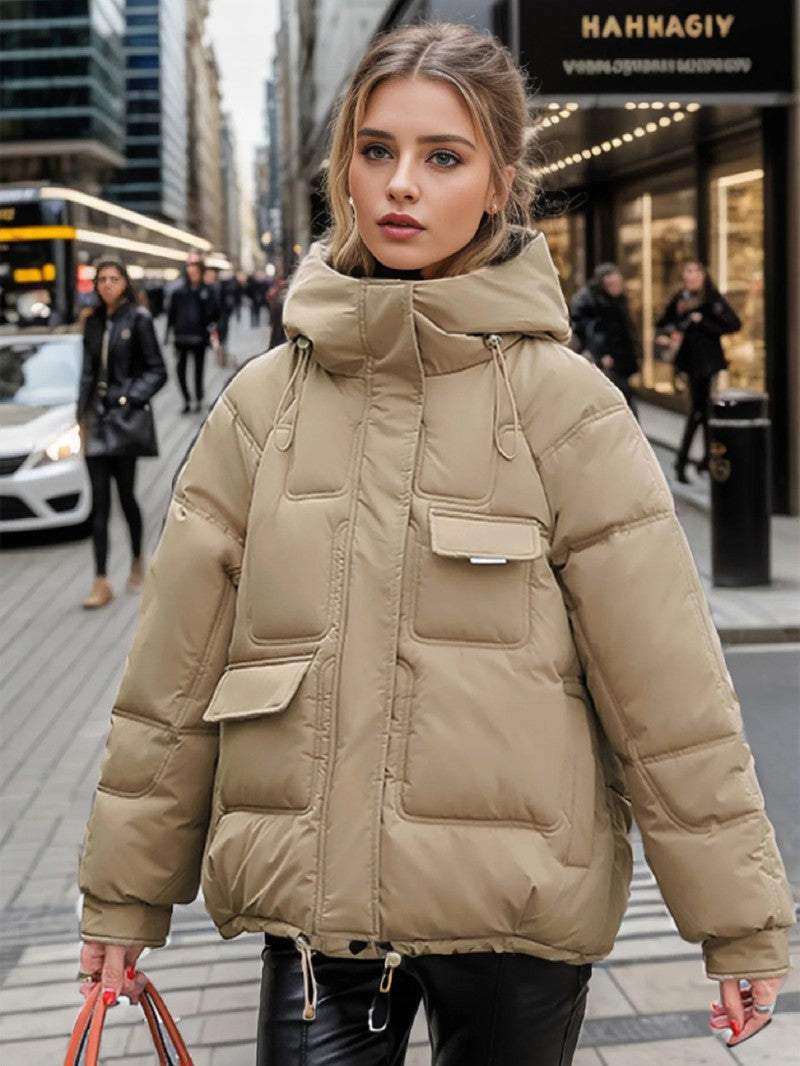 Oversized Hooded Puffer Winter Jacket