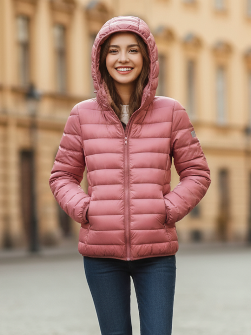 Women’s Lightweight Hooded Puffer Jacket