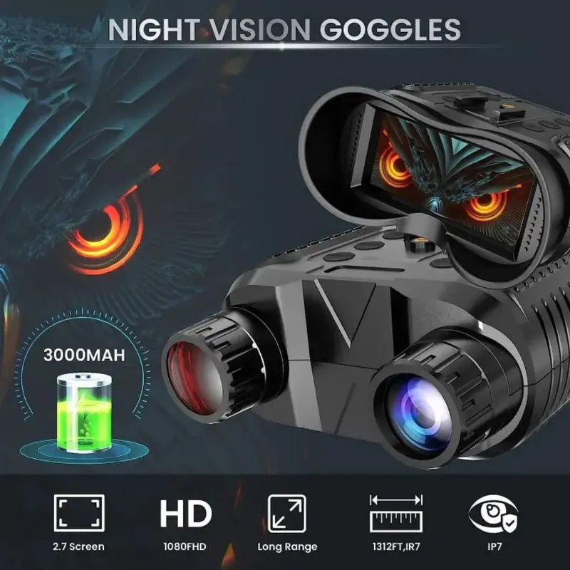 3D Night Vision IR Binoculars - Night Vision Binoculars - Wild Eye Vision