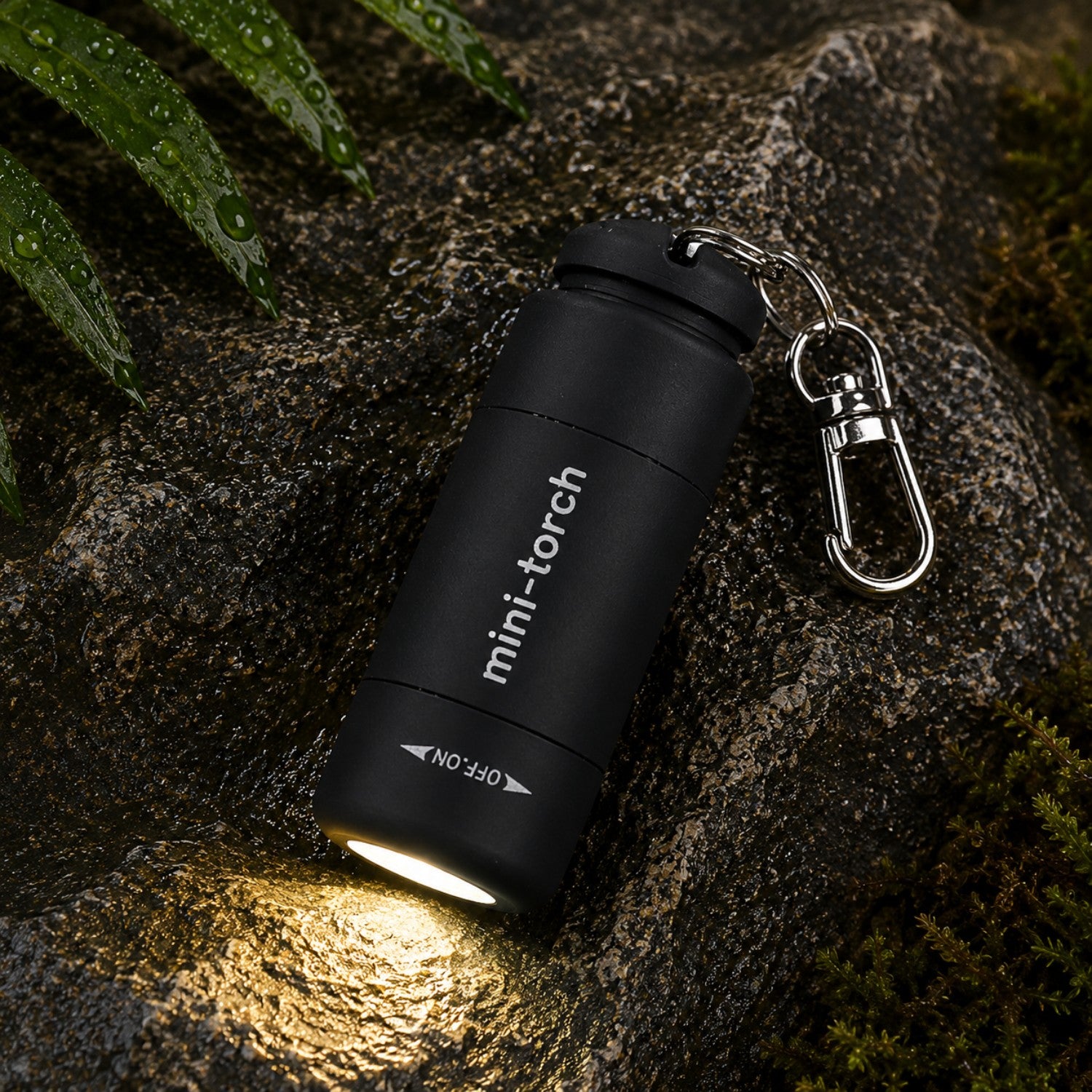 USB Rechargeable Mini Keychain Flashlight