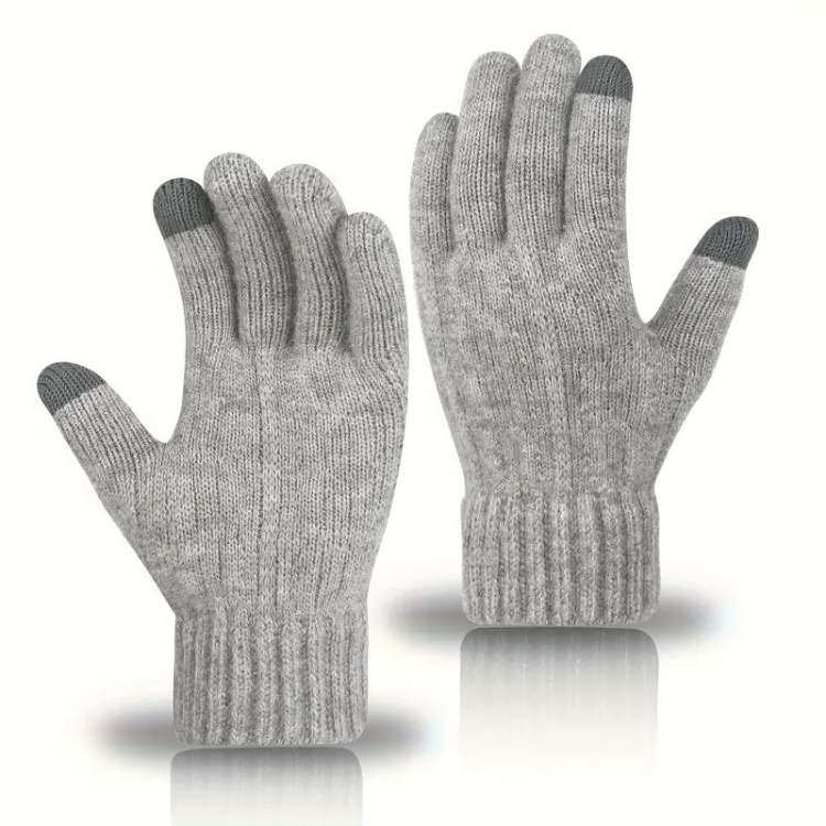 Stylish Alpaca Knit Gloves