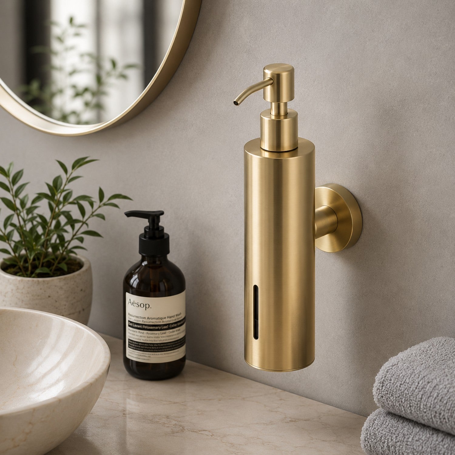 Wall Mounted Stainless Steel Dispenser