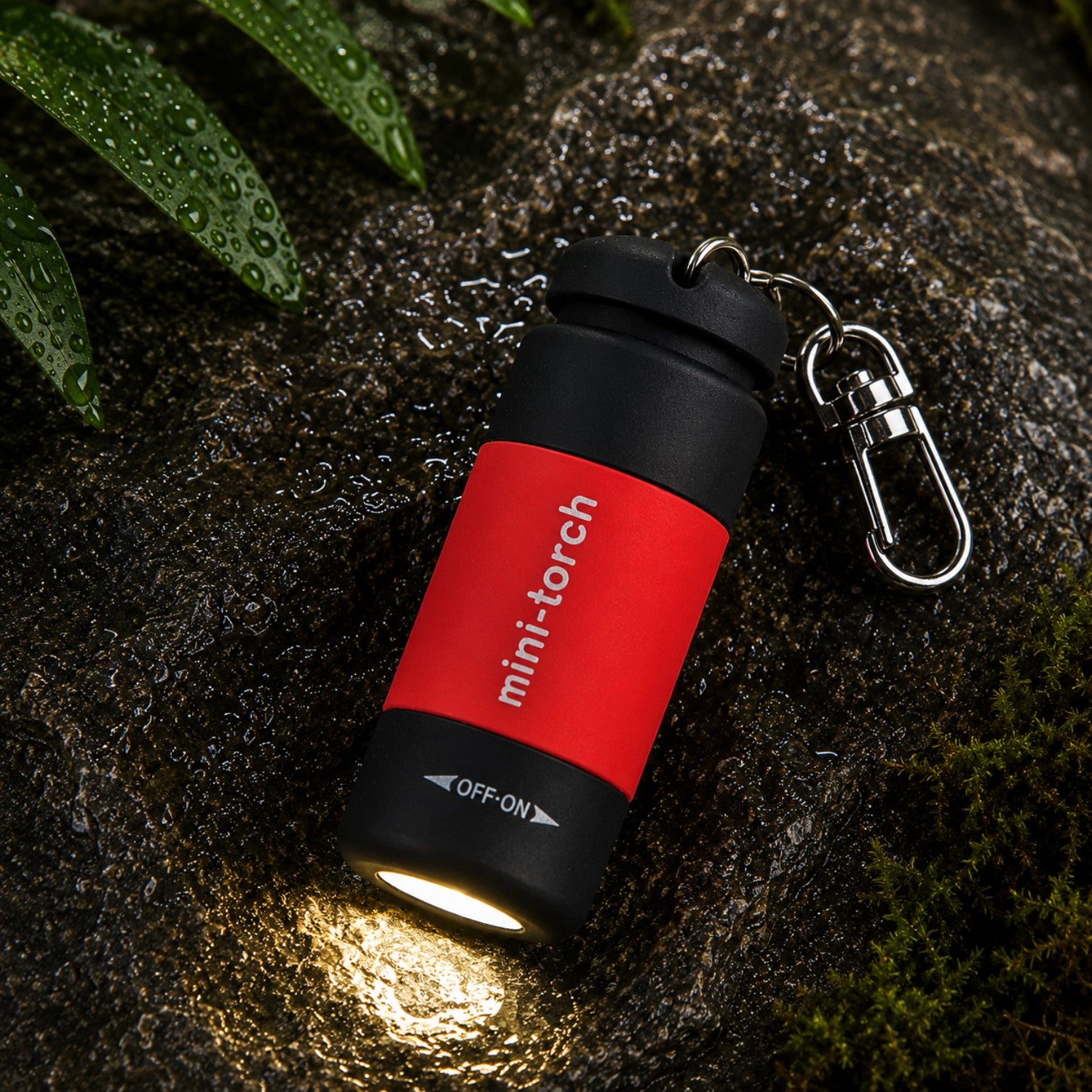 USB Rechargeable Mini Keychain Flashlight