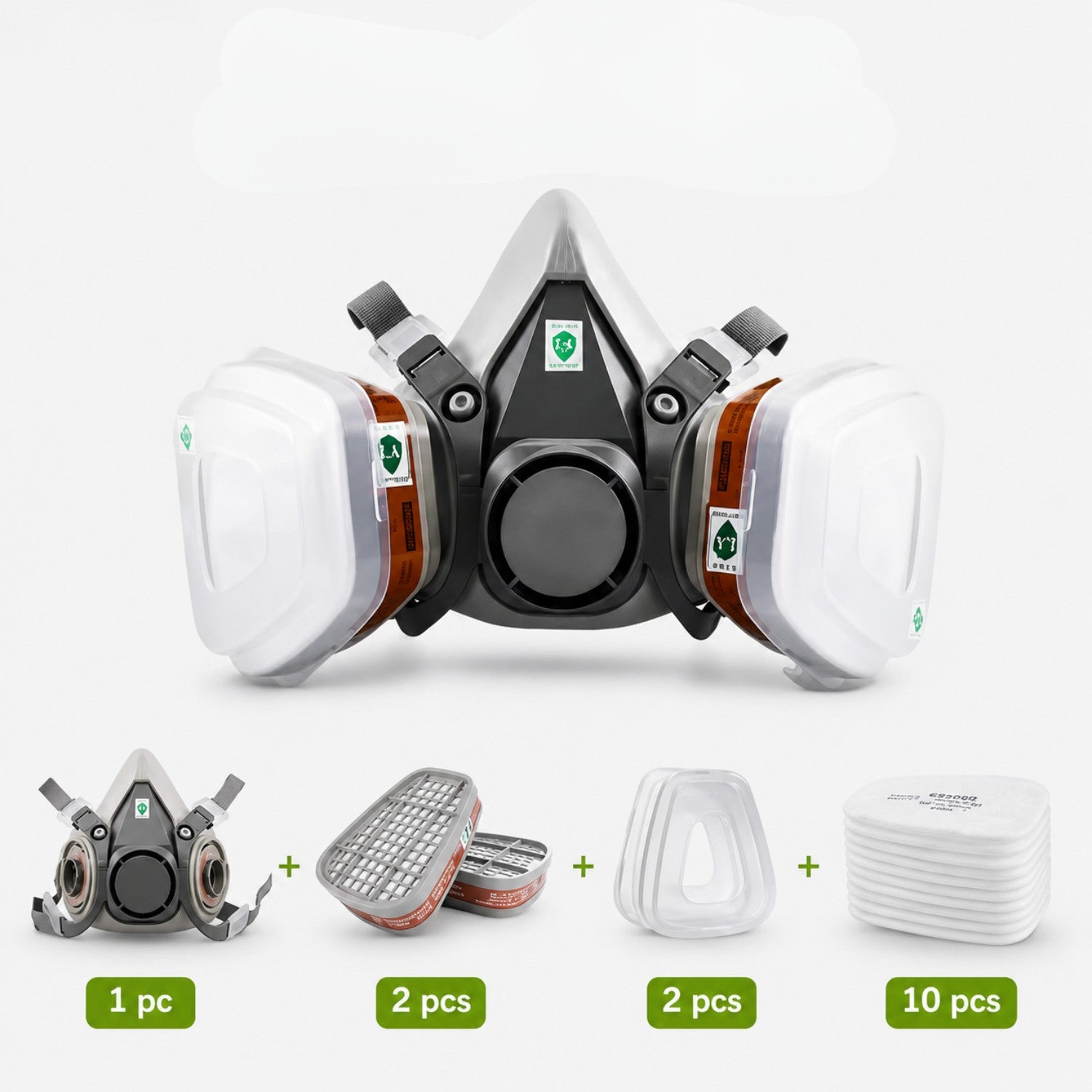 Reusable Half Face Respirator Mask