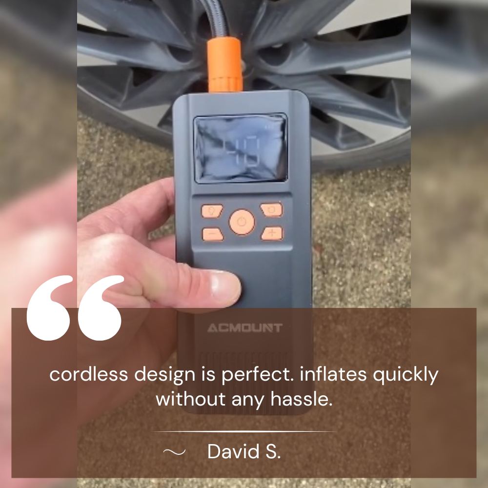 ACMOUNT 150PSI Portable Tyre Inflator - Tyre Inflator - Wild Eye Vision