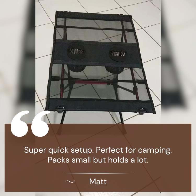 Adventure - Ready Camping Table - Camping Table - Wild Eye Vision