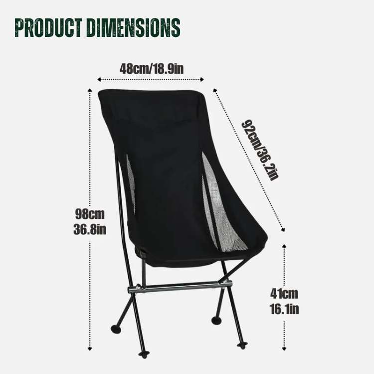 Adventure - Ready Compact Camping Chair - Camping Chair - Wild Eye Vision
