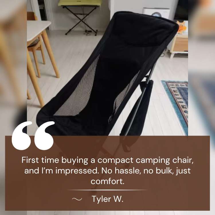 Adventure - Ready Compact Camping Chair - Camping Chair - Wild Eye Vision