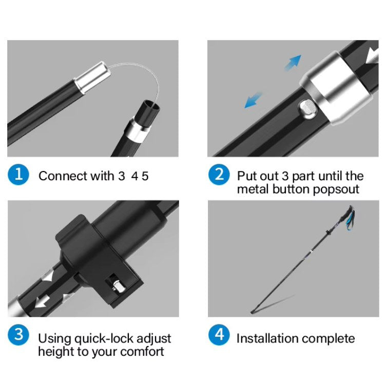 All - Terrain Lightweight Trekking Poles - Trekking Poles - Wild Eye Vision