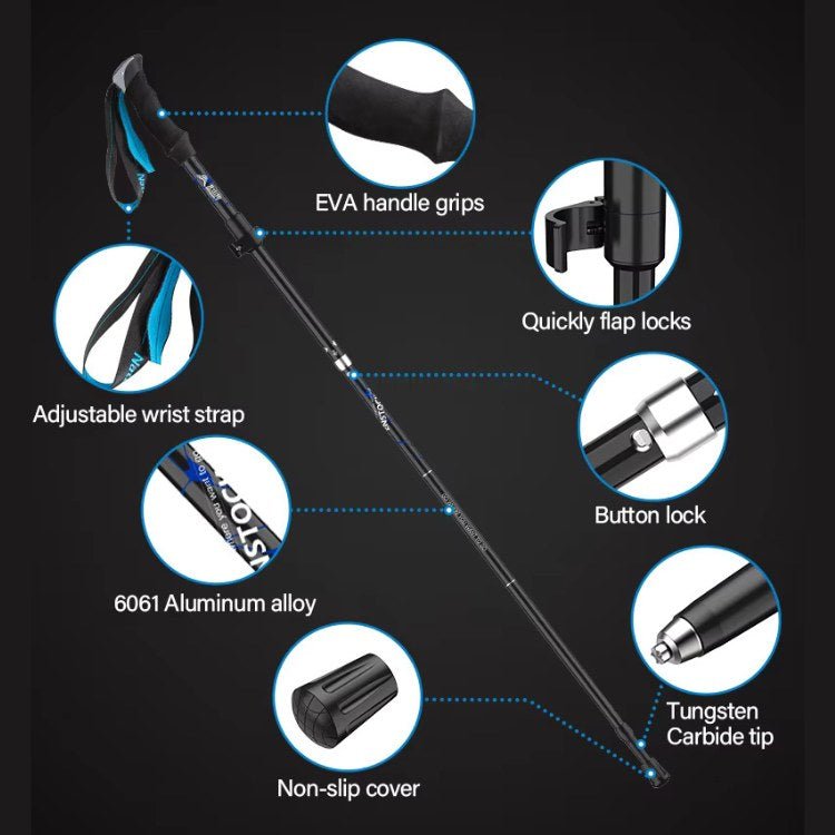 All - Terrain Lightweight Trekking Poles - Trekking Poles - Wild Eye Vision