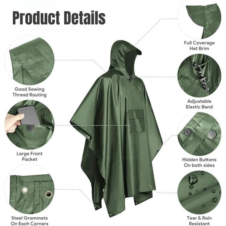 All - Terrain Trek Poncho - Poncho - Wild Eye Vision