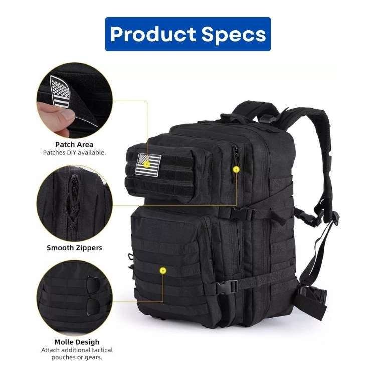 AllTerrain Survival Backpack 30L/50L - Hiking Backpack - Wild Eye Vision