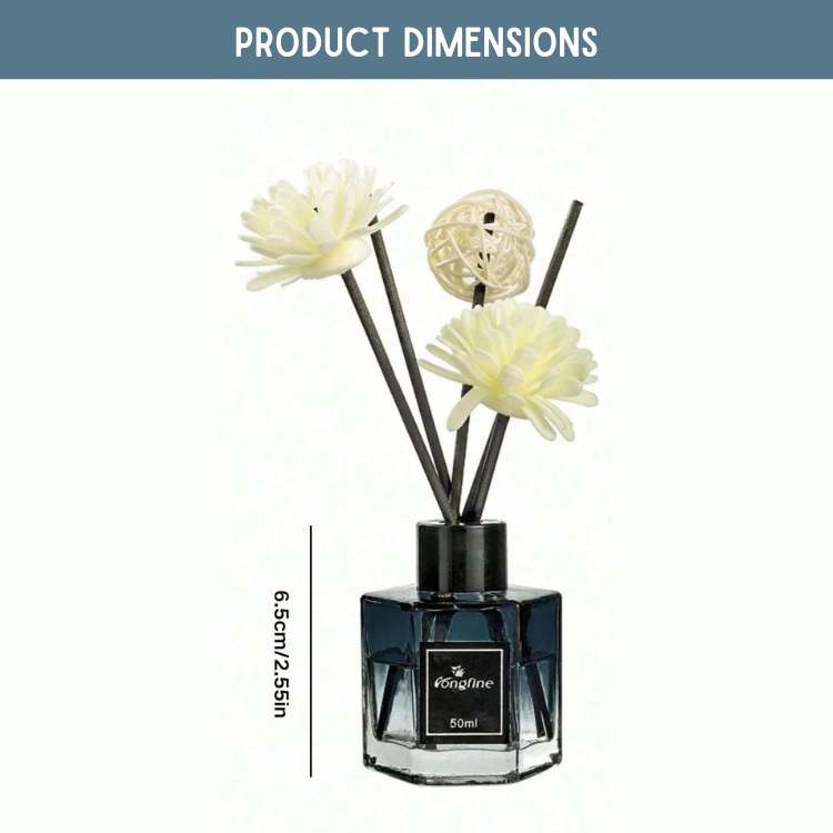AromaCharm 50ml Oil Reed Diffuser - Reed Diffuser - Wild Eye Vision