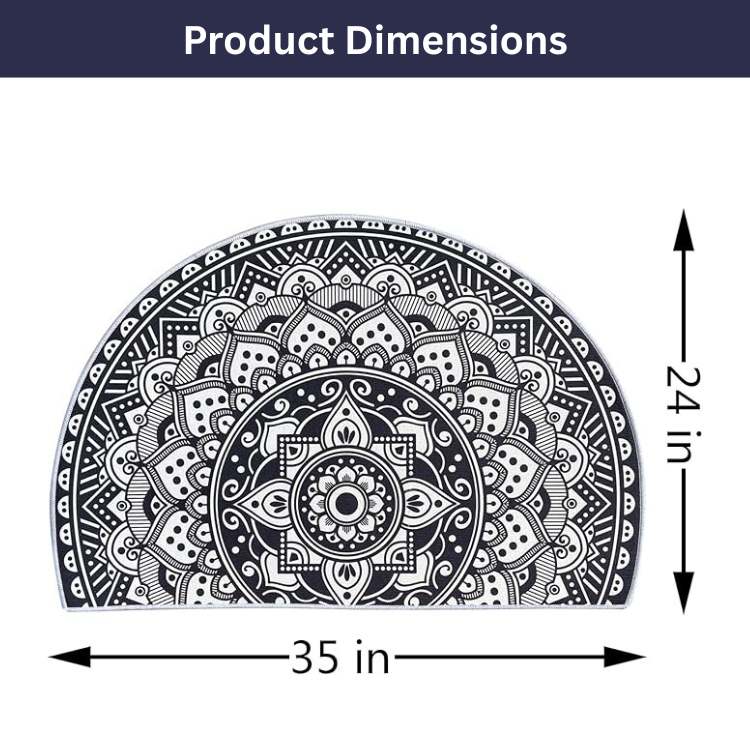 Artistic Half Moon Floor Mat - Floor Mat - Wild Eye Vision