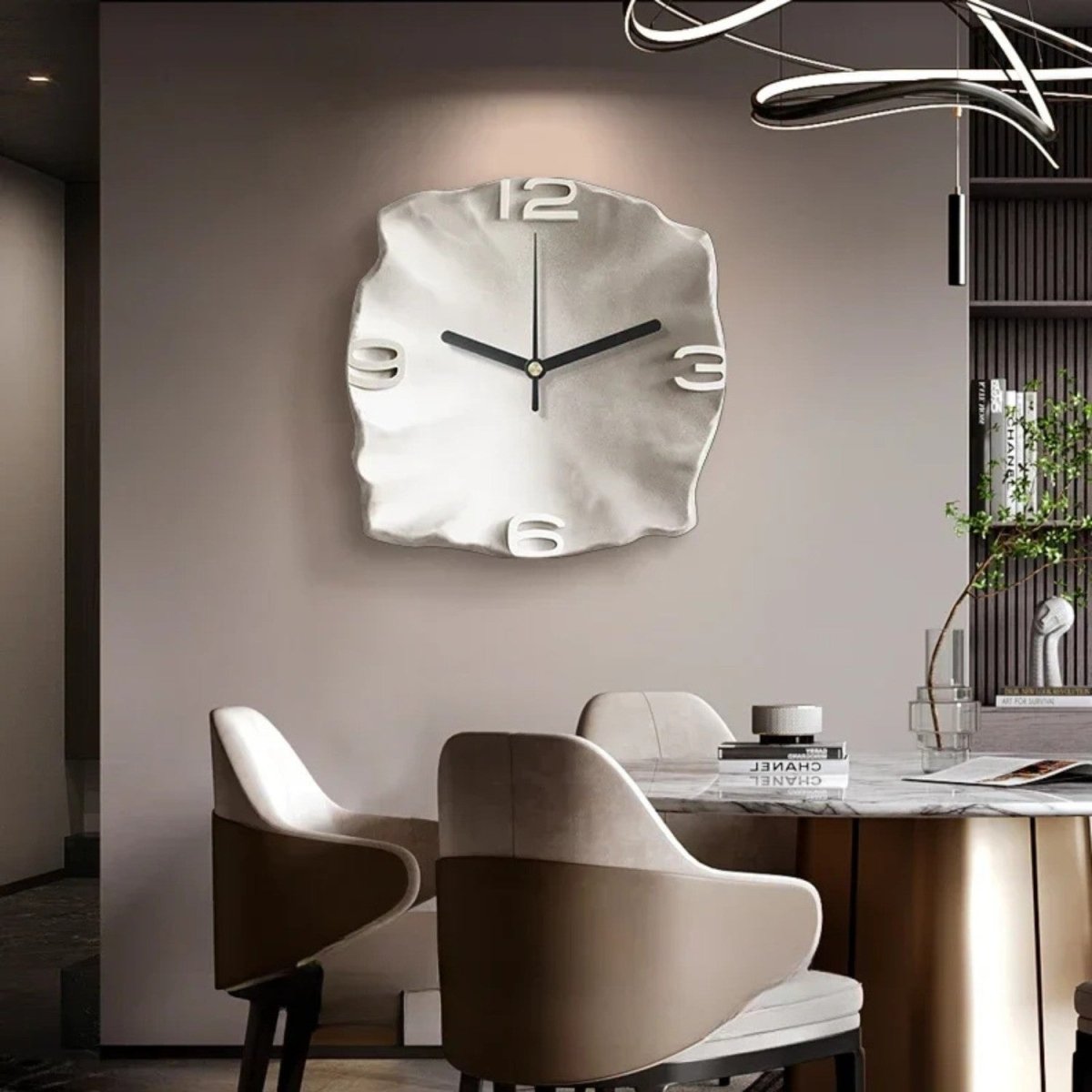 Artistic Sandstone 3D Quartz Wall Clock - Wall Clock - Wild Eye Vision