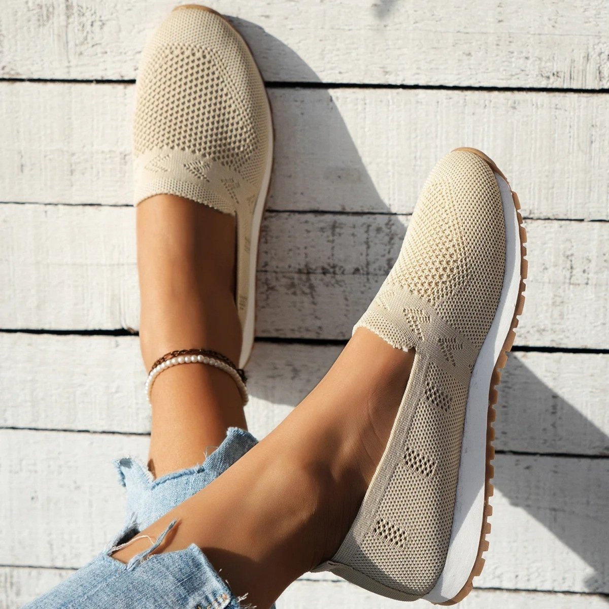 Breathable Knit Comfort Slip Ons - Orthopedic Slippers - Wild Eye Vision
