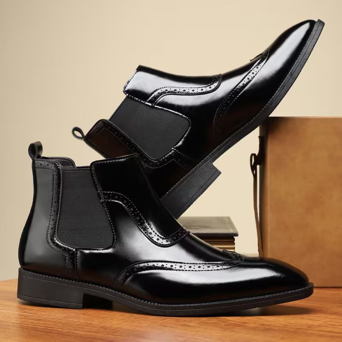 Brogue Chelsea Ankle Boots - Oxford Boots - Wild Eye Vision