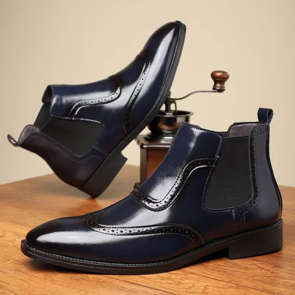 Brogue Chelsea Ankle Boots - Oxford Boots - Wild Eye Vision