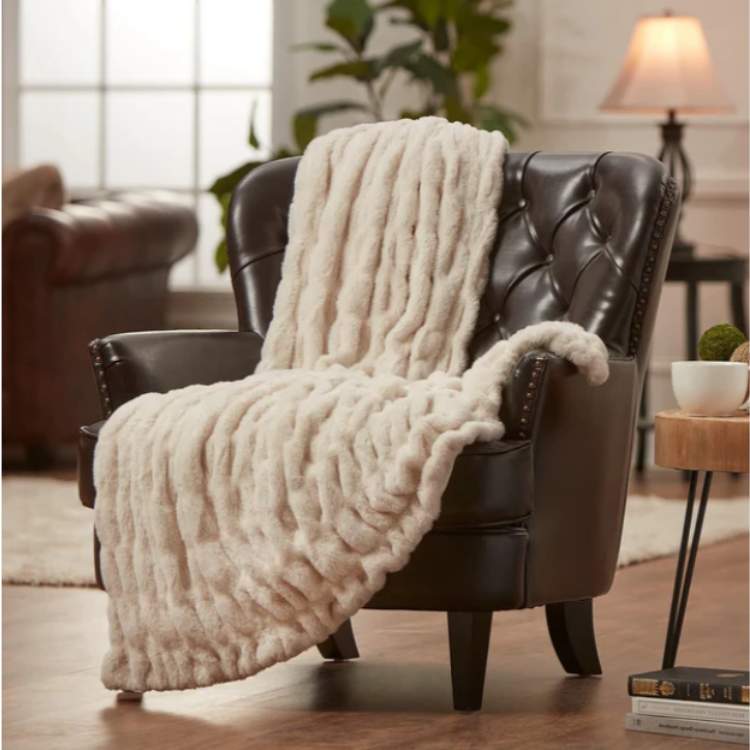 Chic Faux Fur Throw Blanket - Blanket - Wild Eye Vision