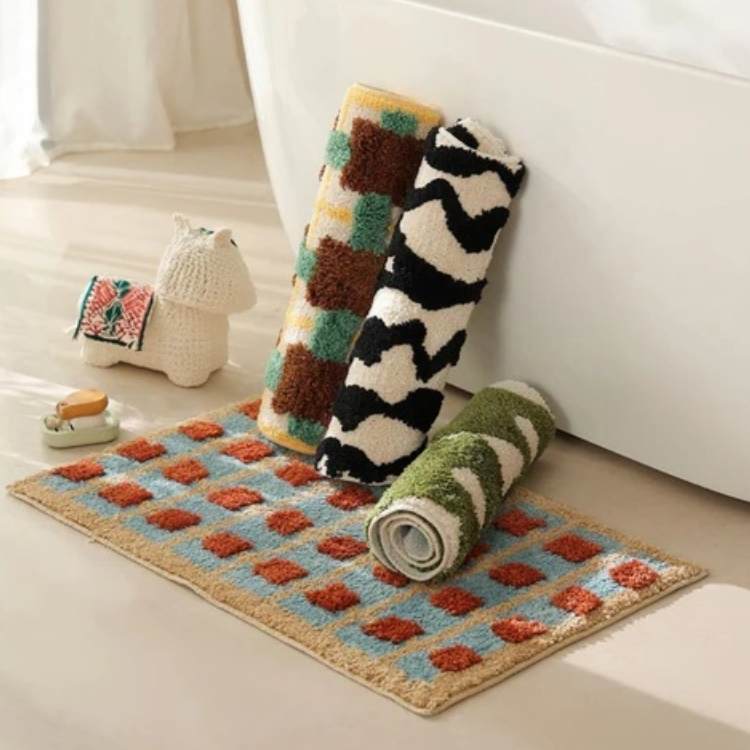 Classic Moroccan Flair Bathroom Mat - Bath Mat - Wild Eye Vision