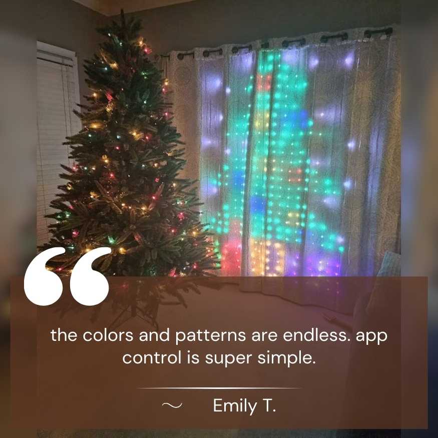 ColorWave LED Curtain Sync Lights - LED Curtain Lights - Wild Eye Vision