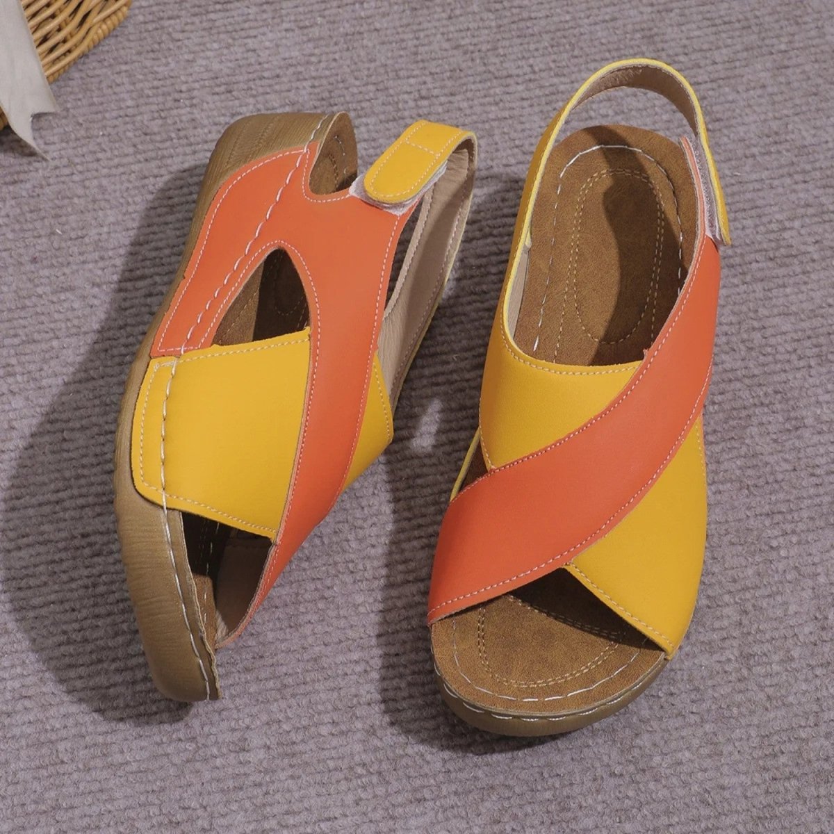 Comfortable Adjustable Wedge Sandals - Sandals - Wild Eye Vision