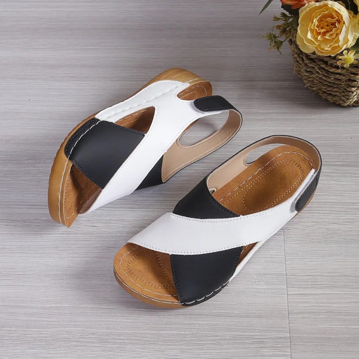 Comfortable Adjustable Wedge Sandals - Sandals - Wild Eye Vision