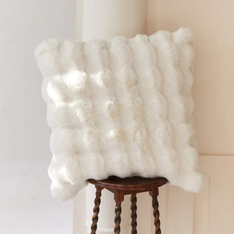 ComfortAura Faux Fur Cushion Cover - Cushion Cover - Wild Eye Vision