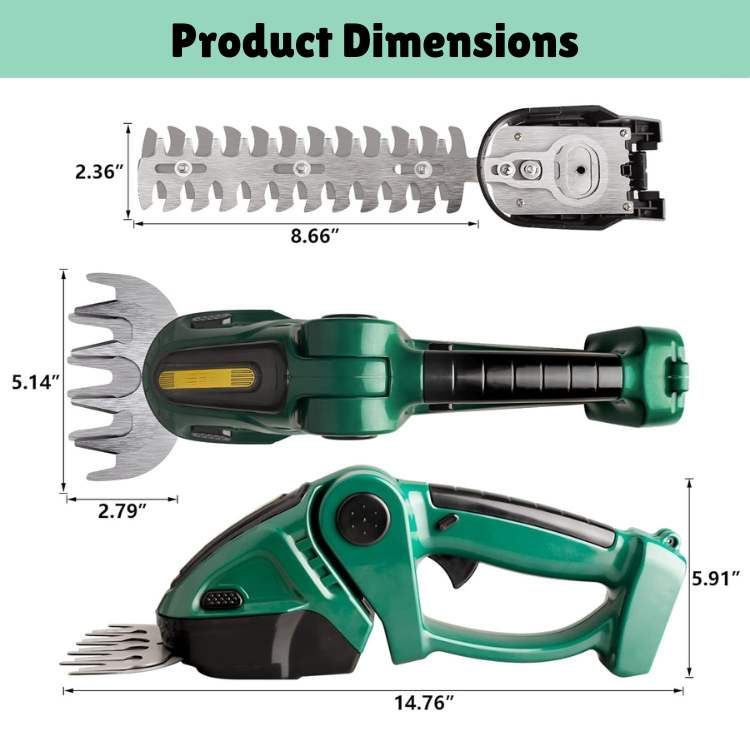 Compact Cordless Hedge Trimmer - Hedge Trimmer - Wild Eye Vision