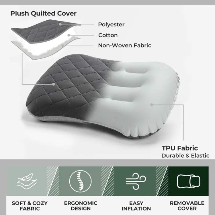 Compact Outdoor Sleeping Pillow - Camping Pillow - Wild Eye Vision