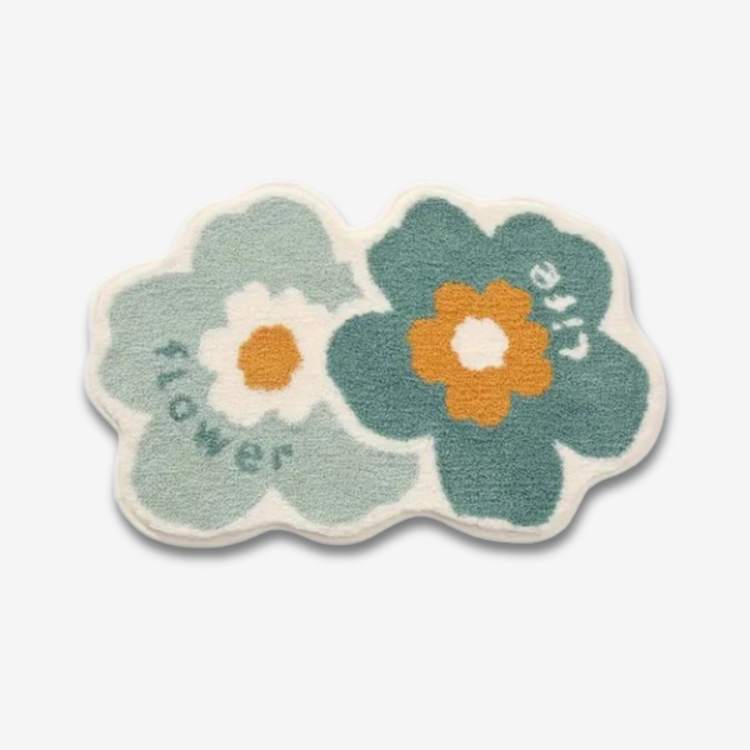 CosyBloom Floral Bath Mat - Bath Mat - Wild Eye Vision