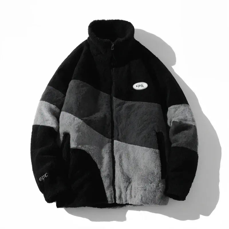 Cozy Color Block Jacket - Wild Eye Vision