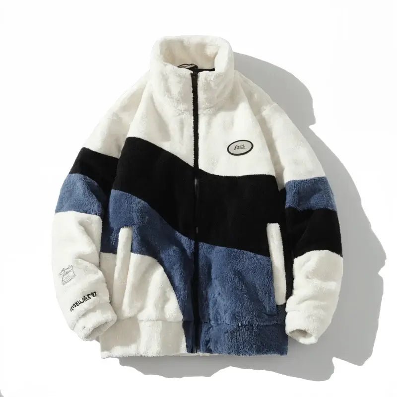 Cozy Color Block Jacket - Wild Eye Vision