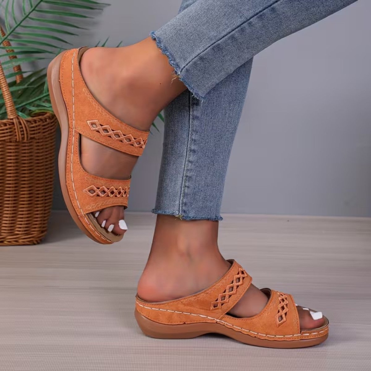 Cushioned Orthopedic Sandals - Sandals - Wild Eye Vision