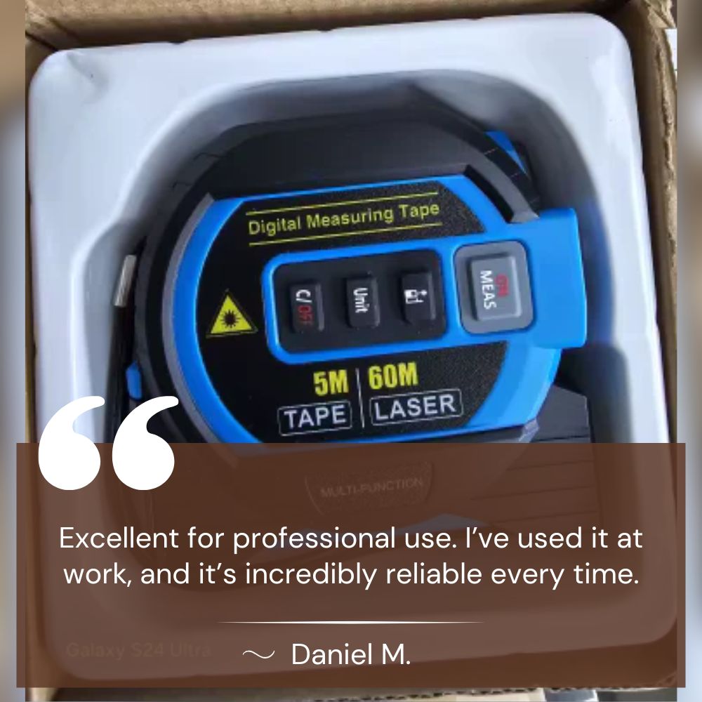 Digital Laser Tape Measure - Tape Measure - Wild Eye Vision