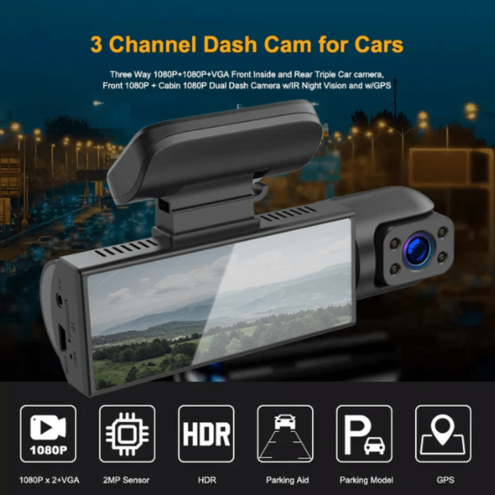 Dual Lens HD Dashcam - Dashcam - Wild Eye Vision