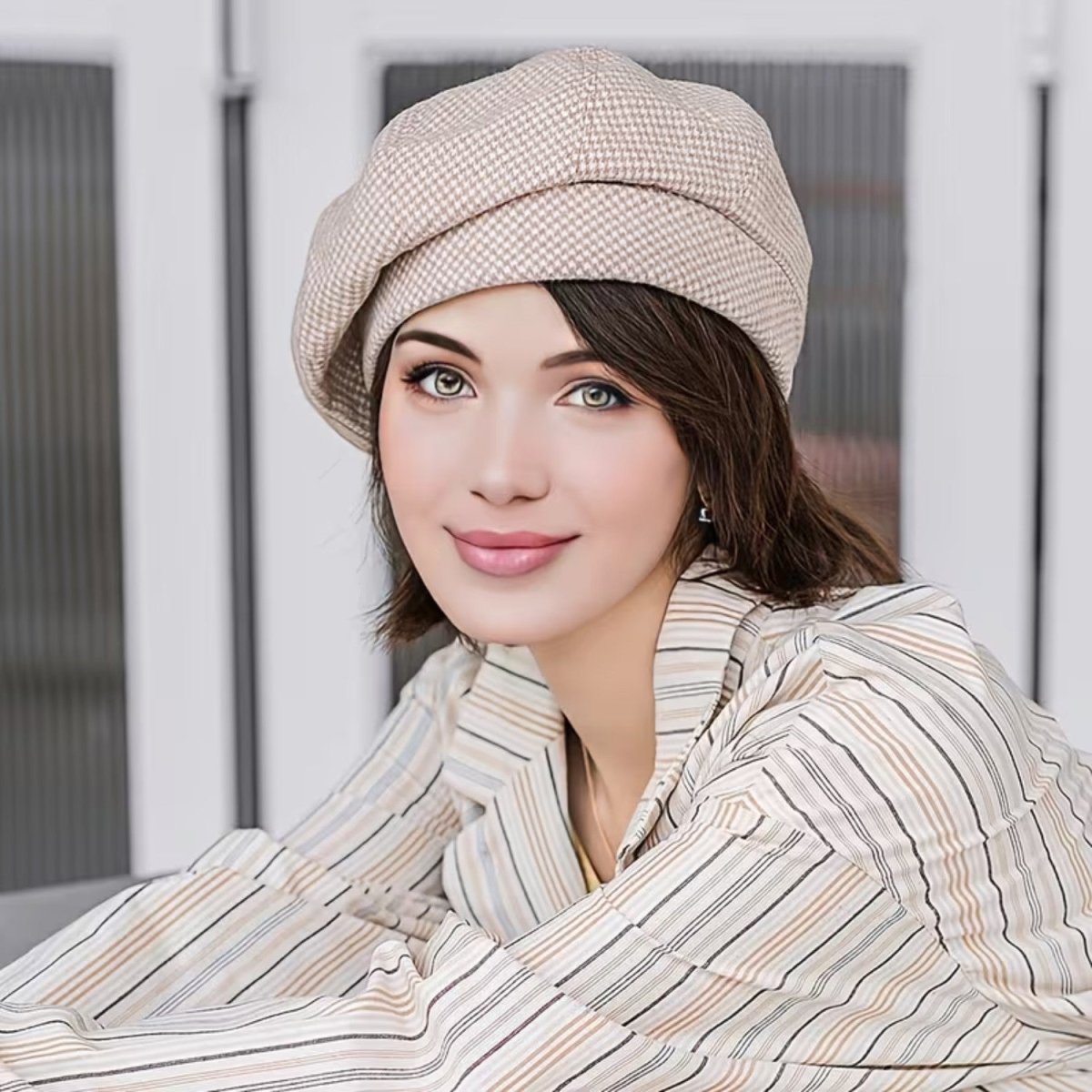 Elegant Cotton Blend Women's Cap - Cotton Blend Cap - Wild Eye Vision