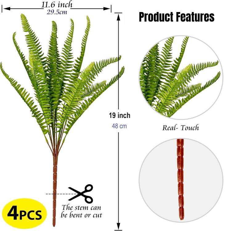 EverGreen Artificial Boston Fern - Artificial Boston Fern - Wild Eye Vision