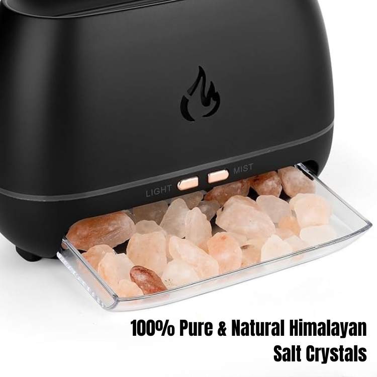 FlameWave Himalayan Flame Mist Diffuser - Essential Oil Diffusers - Wild Eye Vision