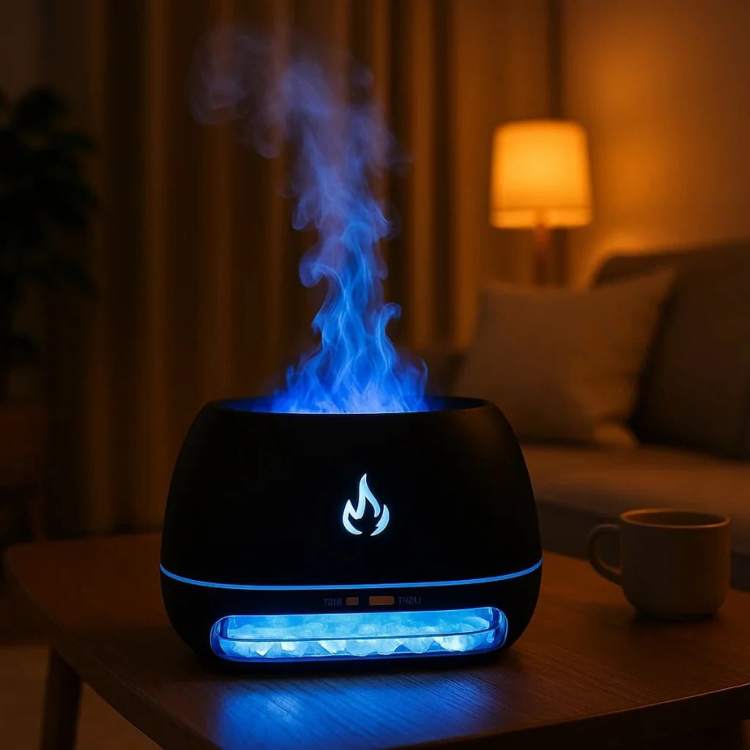 FlameWave Himalayan Flame Mist Diffuser - Essential Oil Diffusers - Wild Eye Vision