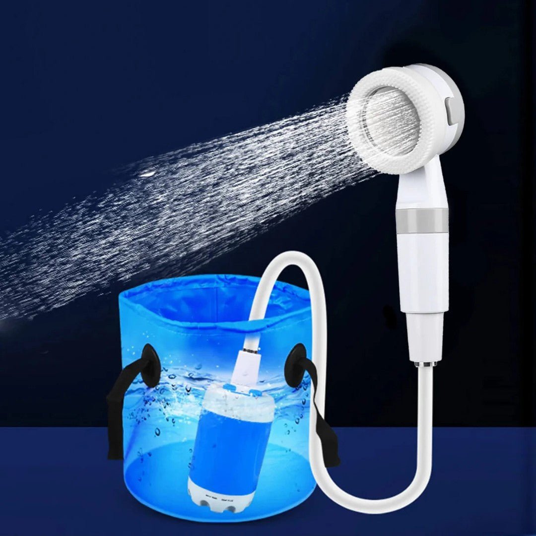 FlowMate – Portable Electric Shower with Adjustable Pressure - Wild Eye Vision