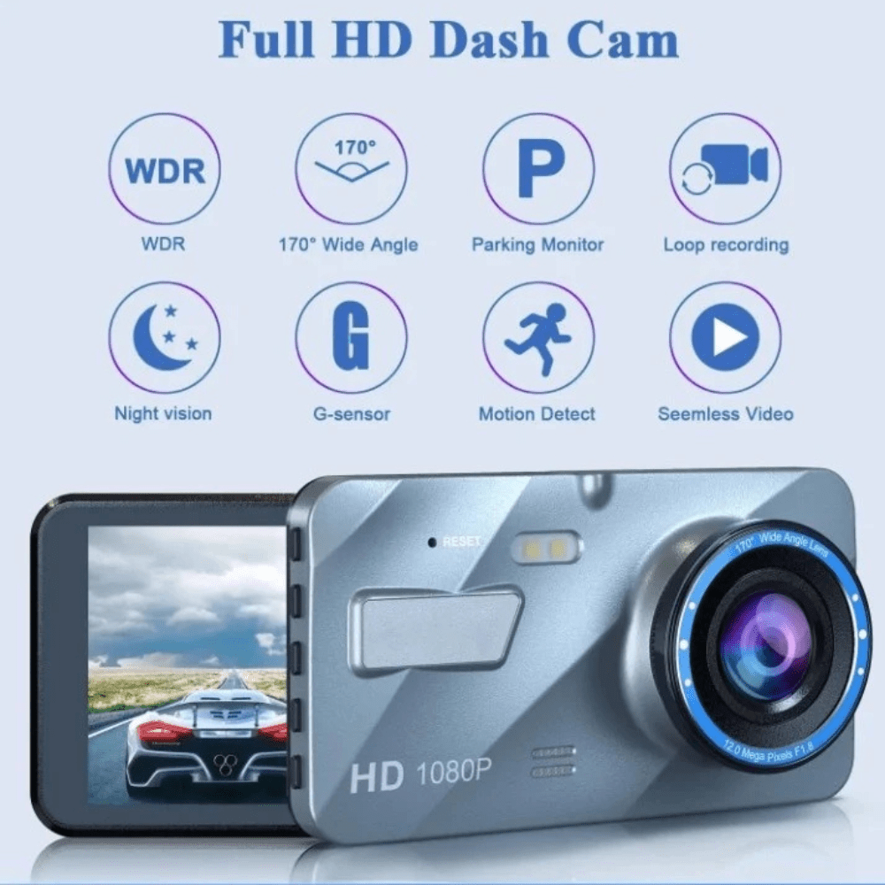 Front & Rear Car Dash Cam - Car Dash Cam - Wild Eye Vision