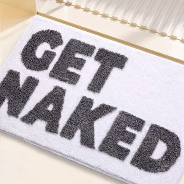 GetNaked Funny Microfibre Bath Mat - Bath Mat - Wild Eye Vision